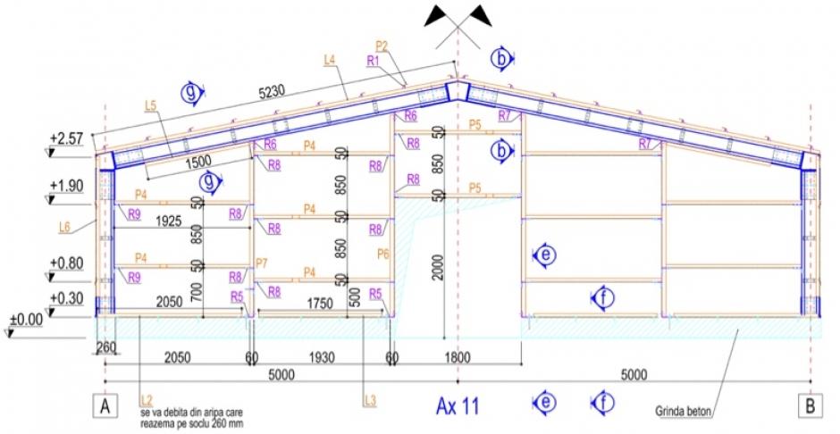 PROIECTAREA HALELOR METALICE